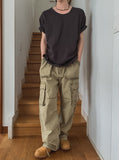 Pitt vintage utility pocket cargo pants