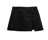 Eden Suede Wrap Skirt