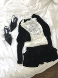Auti Tencel Open See-through Cardigan