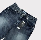 Folder brush washing center crease denim