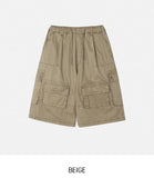 Onz Stitch Multi-Pocket Bermuda Pants