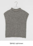 Rahini Layered Half-Neck Cap Short Sleeve Knit