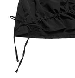 Nico Nylon Shirring Mini Skirt