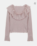 Laha Frill Off-Shoulder T-Shirt