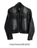 Generic Patch Cut China Neck Washing Denim Jacket