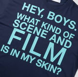 Film Lettering Oversized Short Sleeve T-shirt