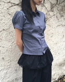 Rika Striped Short Sleeve Shirt
