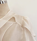 Gael Tencel Tie-neck Tulip Blouse