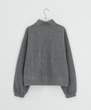 Petans Brushed High Neck Stripe Fleece Sweatshirt