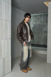 A-2 Washing Leather Jacket