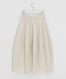 [BAONHAUS] Mitun Cut Banding Balloon Long Skirt