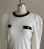 Seribel Shirring Puff Knit