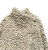 Hazel Fluffy Unbalanced Crop Mustang