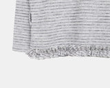Herin Striped Frill Long-Sleeve T-Shirt