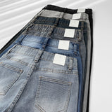 Omyo Hidden Banding Span Semi Bootcut Denim Pants Regular