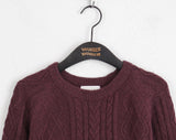 Mitchell Deep Cable Round Knit
