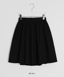 Cueheu Banding Flare Midi Skirt