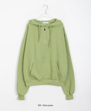 Nimb half-zip brushed hoodie