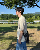 Rian linen collar cardigan