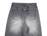 Canner black denim washing wide denim pants