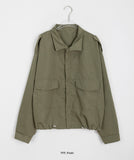 Cuno Crop Pocket Collar Field Jacket