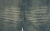 Lutz Vintage Washing Denim Wide Pants