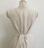 Gelad Linen Side Wrap Sleeveless Long One Piece