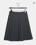 Lesha Pleated Midi Wide Skirt