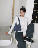 [MADE] Deepening two pintuck maxi wide pants