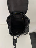 Jobe Black Leather Bokjori Backpack