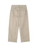 Carton back strap cotton pants