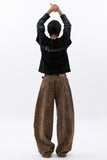 damage washing layered t-shirt