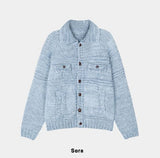 [wool20%] Ellie Bocashi handmade knit cardigan