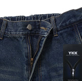 Ocean washing side cut denim pants