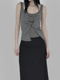 Layered Twist Halter Sleeveless