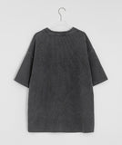 [unisex] Mitlo Henryneck Pigment Over Short Sleeve Tee