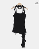 Novella Lace Frill Sleeveless
