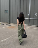 Petty Big Cargo Two Buckle Wide Pants