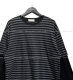 Odd Stripe Layered T-Shirt