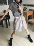 LAYERED NYLON SHORTS