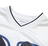 93 V-Neck Mesh Jersey Long Sleeve