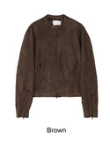 Nez suede biker jacket