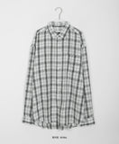 Kotoro Wrinkle Over Check Shirt