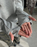 Cana Pigment Henley Neck Hoodie