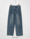 Mvendi Washing Denim Wide Pants