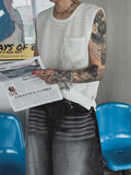 Kid Square Sleeveless Knit