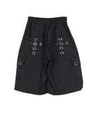 Ber Cross Eyelet Bermuda Pants
