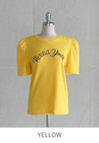 Vienna Lettering Puff Short Sleeve T-Shirt