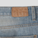 Ice Washed Wide Denim Pants