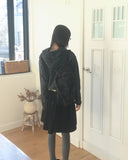 Chizen Corduroy A-Line Midi Skirt